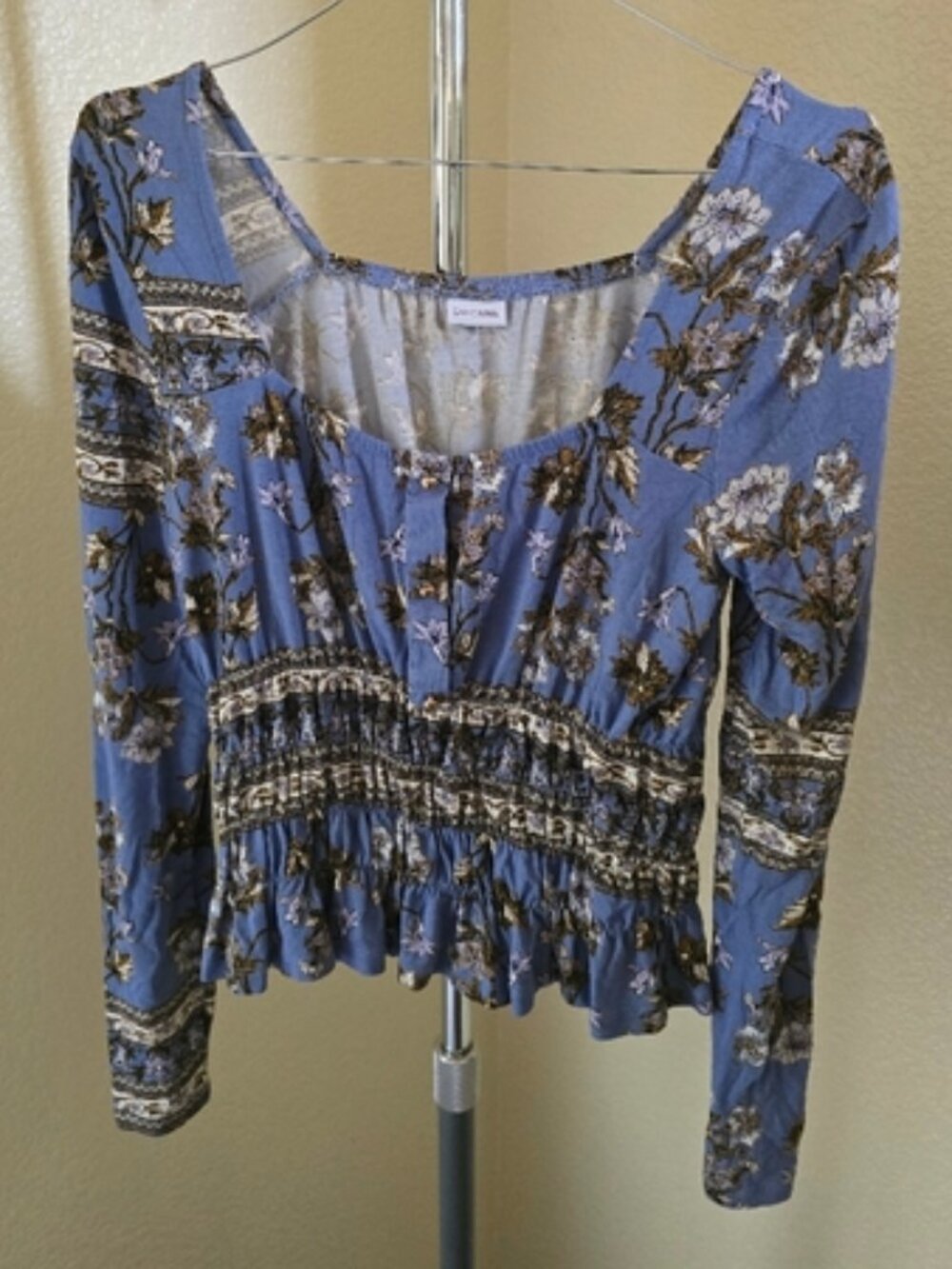 Lascana Long Sleeve Crop Top